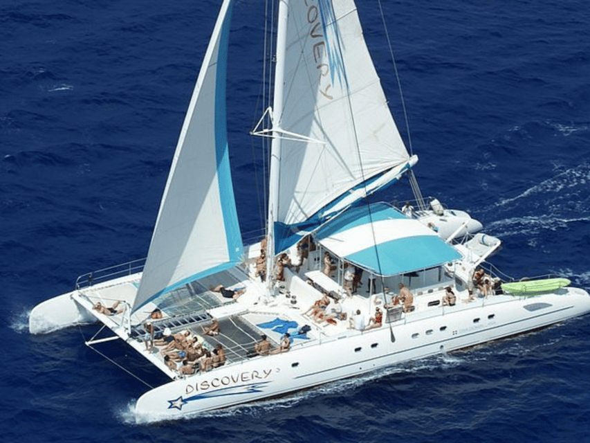 Punta Cana: Saona Island Catamaran Day Trip with Tickets and Lunch - Billede 2