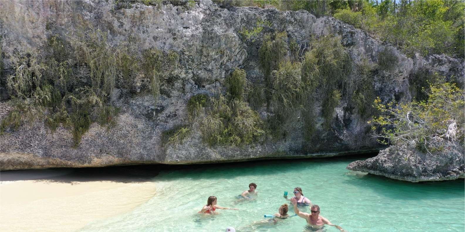 From Punta Cana: Private Catamaran Catalina Island Full-Day